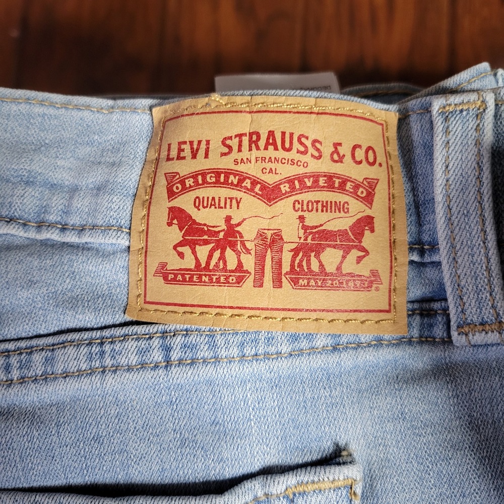 Levi Strauss Womens Boyfriend & 512 Straight Jeans Bundle 3 Pairs Blue Size 33 - Picture 4 of 12